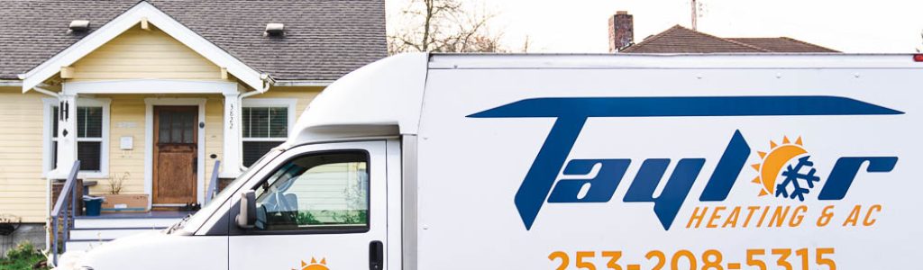 Taylor Heating truck on site